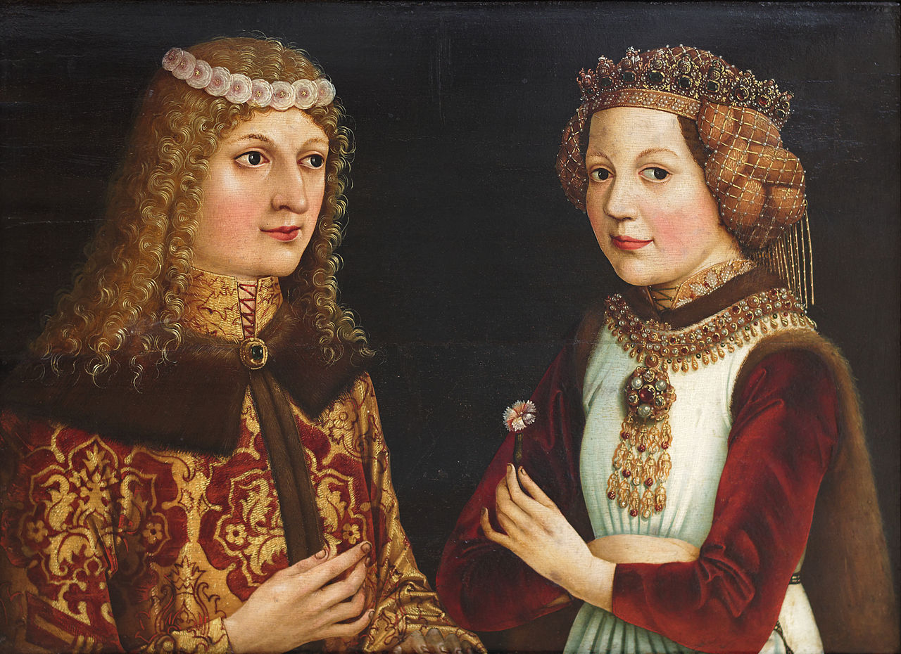 Betrothal Portrait of Ladislaus V of Hungary and Madeleine of France